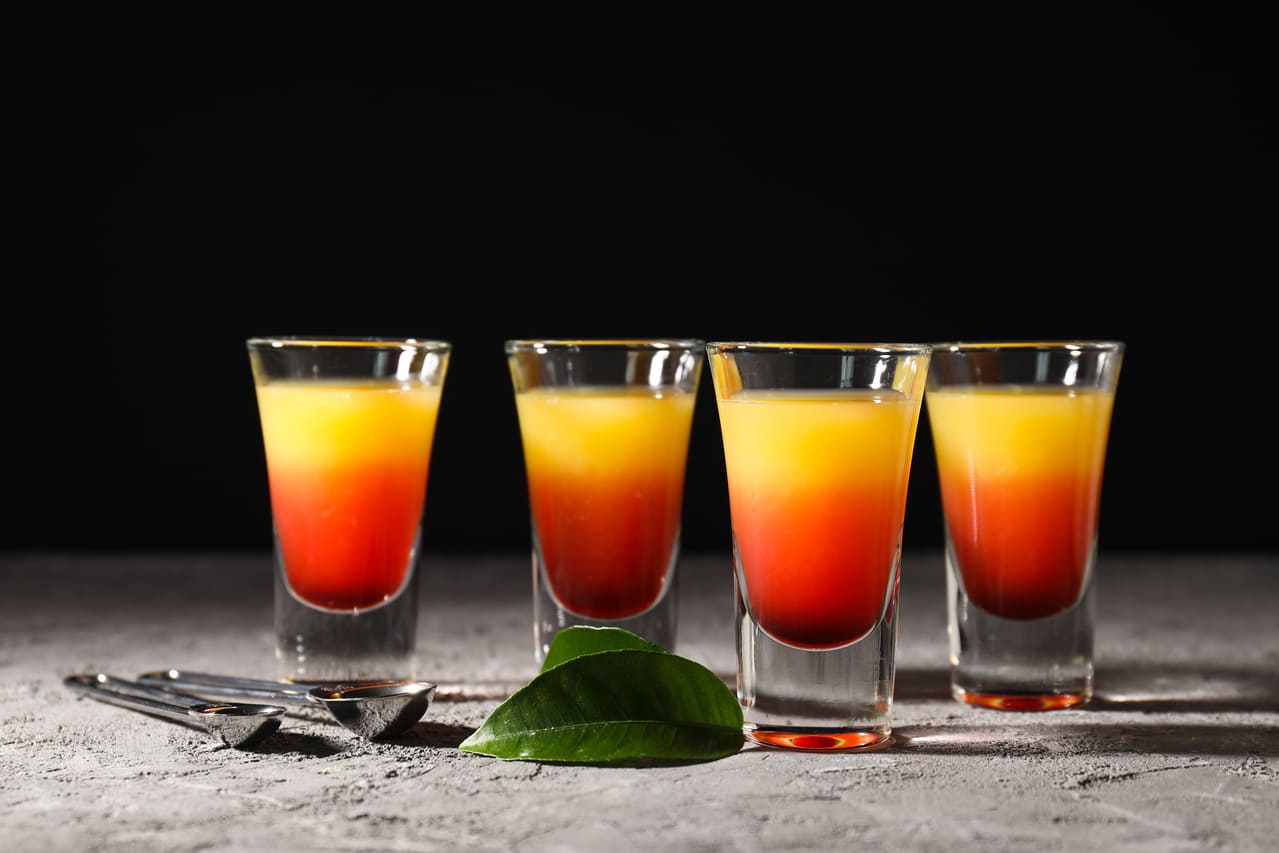 shot tequila sunrise